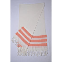 Load image into Gallery viewer, Turkish Beach Towel &amp; Blanket - Classic Stripe / KAFTHAN
