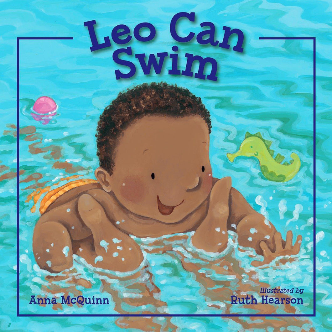 Leo Can Swim by Anna McQuinn / Hardcover - NEW BOOK